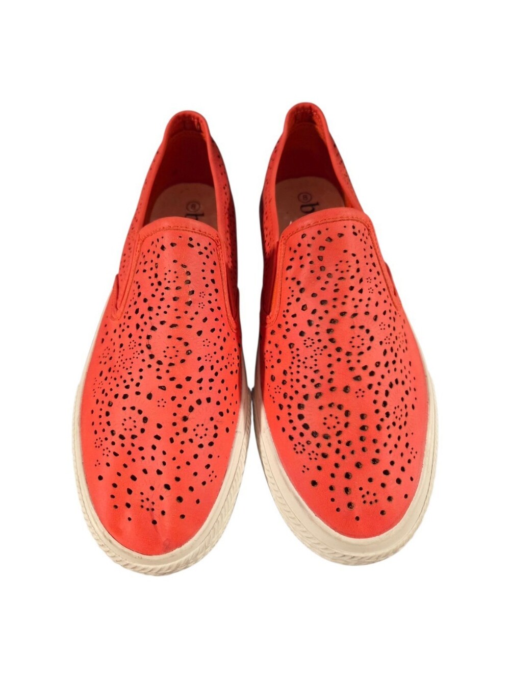 Bucco Capensis Perforated Floral Laser Cut Slip-on Shoes Women's Size 8 NWOT